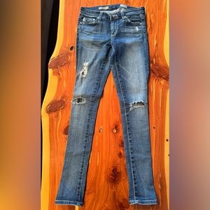 Adriano Goldschmied Super Skinny Ankle Jeans Size 24R